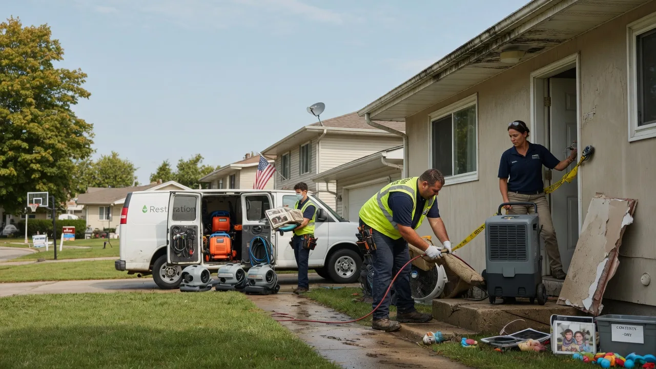 Water Damage Restoration in Hurst, IL near me